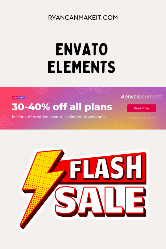 Envato Elements Flash Sale